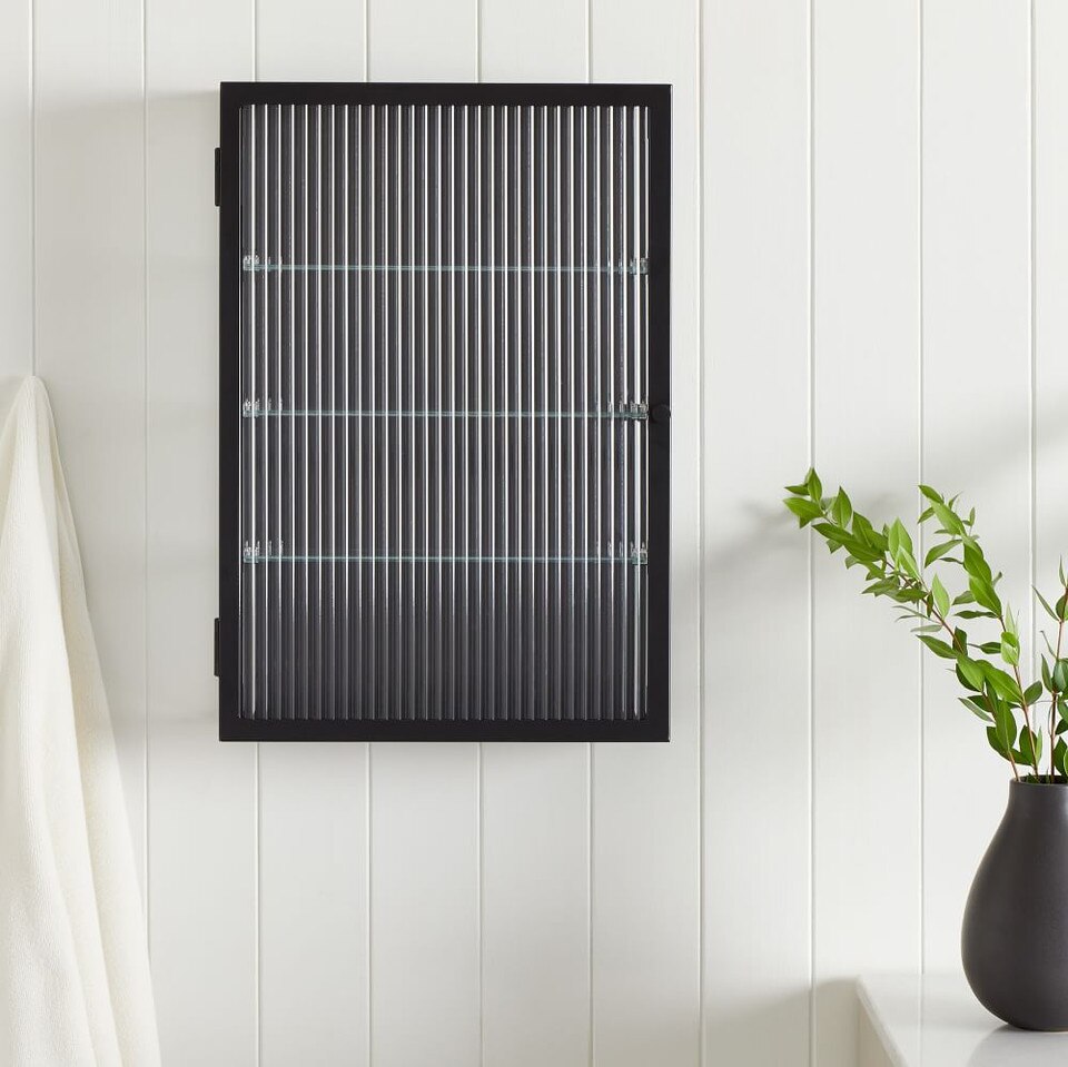 Daphne Mounted Bath Storage Closed West Elm UK